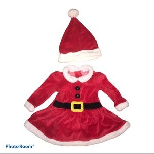 F&F Santa outfit size 3-6 mo